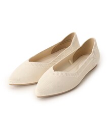 SHOO・LA・RUE | 【洗える】中敷きがふかふか！ ニット ポインテッドパンプス(パンプス)