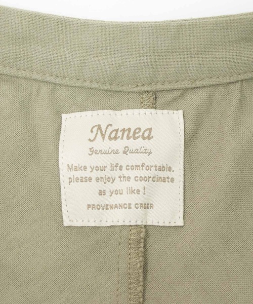 NANEA（ナネア）の「スタンドカラーシャツワンピース（シャツワンピース・レディース・キナリ/カーキ/ブラック・ONE SIZE）」の22枚目の写真
