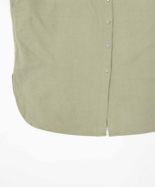 NANEA（ナネア）の「スタンドカラーシャツワンピース（シャツワンピース・レディース・キナリ/カーキ/ブラック・ONE SIZE）」の20枚目の写真