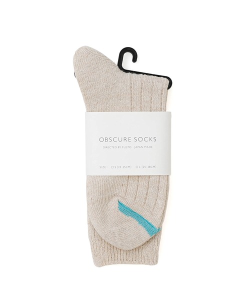OBSCURE SOCKS（オブスキュア ソックス）の「OBSCURE SOCKS オブスキュアソックス BIOTA Men’s ビオタ メンズ（ソックス/靴下・メンズ・イエロー/ネイビー/ブラウン/アイボリー・FREE）」の11枚目の写真