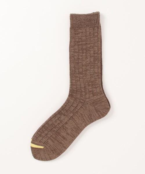 OBSCURE SOCKS（オブスキュア ソックス）の「OBSCURE SOCKS オブスキュアソックス BIOTA Men’s ビオタ メンズ（ソックス/靴下・メンズ・イエロー/ネイビー/ブラウン/アイボリー・FREE）」の15枚目の写真