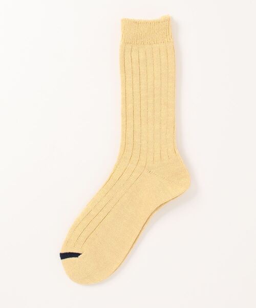 OBSCURE SOCKS（オブスキュア ソックス）の「OBSCURE SOCKS オブスキュアソックス BIOTA Men’s ビオタ メンズ（ソックス/靴下・メンズ・イエロー/ネイビー/ブラウン/アイボリー・FREE）」の13枚目の写真
