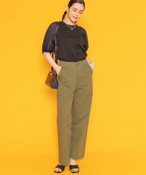 Aresense（アーセンス）の「Aresense/アーセンス ベイカーパンツ（その他パンツ・レディース・ホワイト/ピンク/イエロー/オリーブ・38/36）」の5枚目の写真