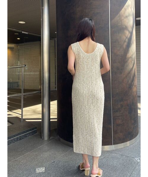 LAGUNAMOON（ラグナムーン）の「ツイードニットワンピース（ワンピース・レディース・ネイビー/ピンク/アイボリー・SMALL/MEDIUM）」の16枚目の写真