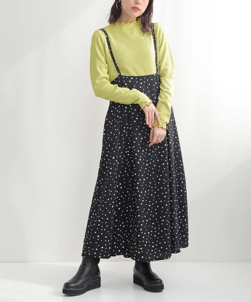 n'OrLABEL（ノアールレーベル）の「『配色メローカットソー』（Tシャツ/カットソー・レディース・ミント/ライム/アイボリー/ブラック・L/LL/M）」の10枚目の写真