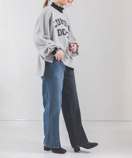n'OrLABEL（ノアールレーベル）の「配色メローカットソー（Tシャツ/カットソー・レディース・ミント/ライム/アイボリー/ブラック・L/LL/M）」の21枚目の写真