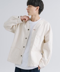 CLANE/クラネ】WIDE NO COLLER JACKET/ワイドノーカラージャケット