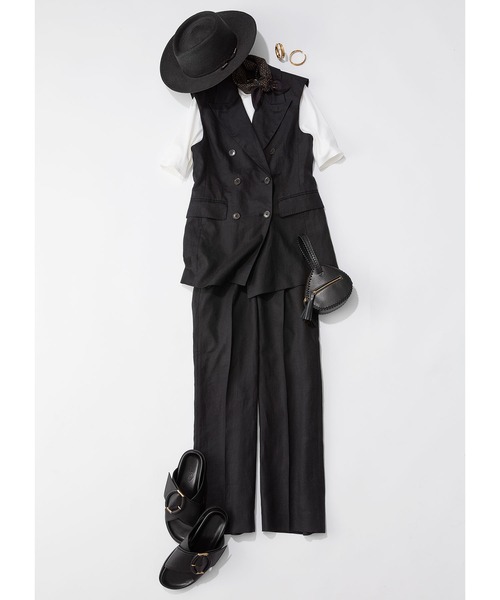 Banana Republic(バナナリパブリック)の「Rola エルボースリーブ Tシャツ(Tシャツ/カットソー・レディース・ホワイト/ブラック・S/M/L/XS)」の9枚目の写真