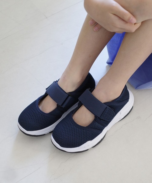 AmiAmi(アミアミ)の「キッズ・ジュニアメッシュシューズ(サンダル・キッズ・ブラック/ベージュ/ネイビー・19cm/20cm/21cm/22cm/16cm/17cm/18cm)」の10枚目の写真