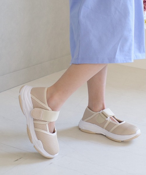 AmiAmi(アミアミ)の「キッズ・ジュニアメッシュシューズ(サンダル・キッズ・ブラック/ベージュ/ネイビー・19cm/20cm/21cm/22cm/16cm/17cm/18cm)」の6枚目の写真