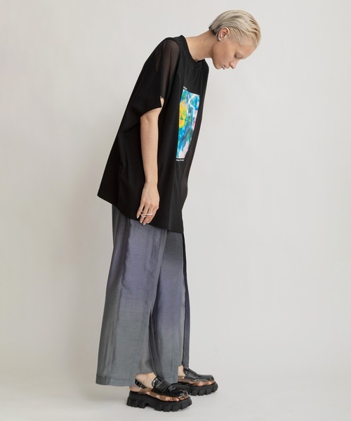 AULA AILA(アウラアイラ)の「グラデーションパンツ(その他パンツ・レディース・グレー/オレンジ・0/1)」の12枚目の写真