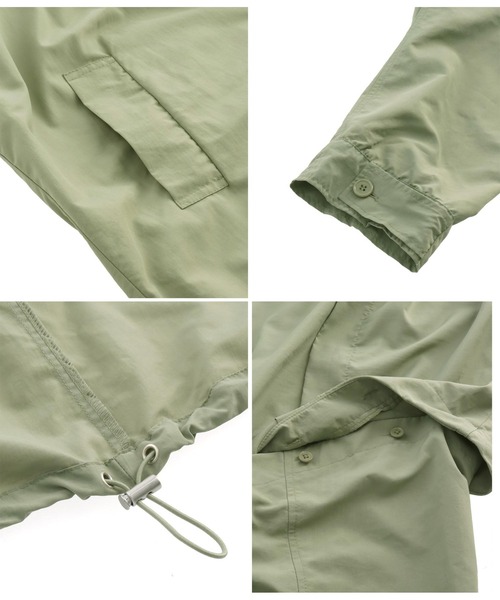 ANAP（アナップ）の「2WAYナイロンミディ丈コート（その他アウター・レディース・ブラック/カーキ/ホワイト・FREE）」の18枚目の写真