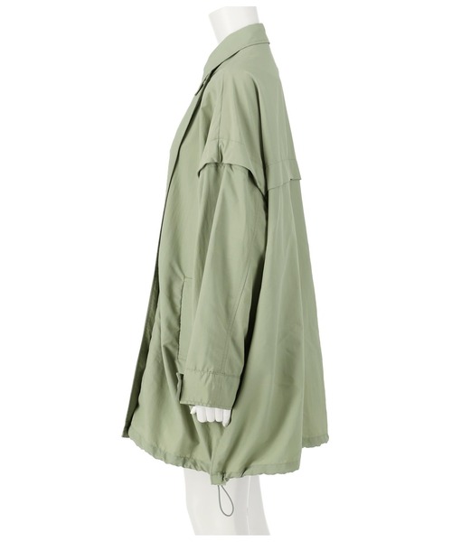 ANAP（アナップ）の「2WAYナイロンミディ丈コート（その他アウター・レディース・ブラック/カーキ/ホワイト・FREE）」の20枚目の写真