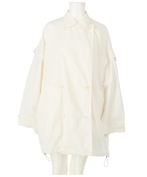 ANAP（アナップ）の「2WAYナイロンミディ丈コート（その他アウター・レディース・ブラック/カーキ/ホワイト・FREE）」の14枚目の写真