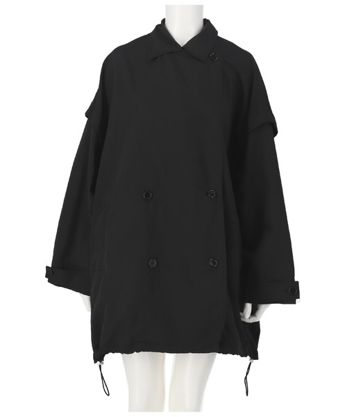 ANAP（アナップ）の「2WAYナイロンミディ丈コート（その他アウター・レディース・ブラック/カーキ/ホワイト・FREE）」の15枚目の写真