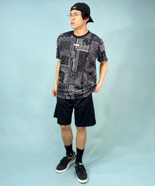 DC(ディーシー)の「DC/ディーシー ユーティリティショーツ ドライフィットハーフパンツ/UVカット 吸汗速乾 ワンポイント/セットアップ対応 DWS232019(その他パンツ・メンズ・ブラック/ブラック×ブラック・M/L/XL)」の8枚目の写真