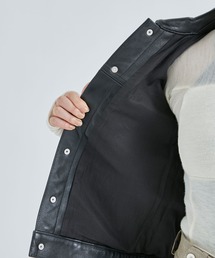 【美品】beautiful people ヴィンテージレザートレンチブルゾン vintage leather THE / a riders jacket size140～160