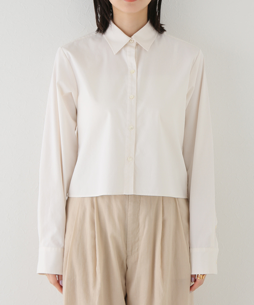 【新品】Plage ショートシャツ Short シャツ 白 プラージュ Plage Linen Short シャツ （ホワイト