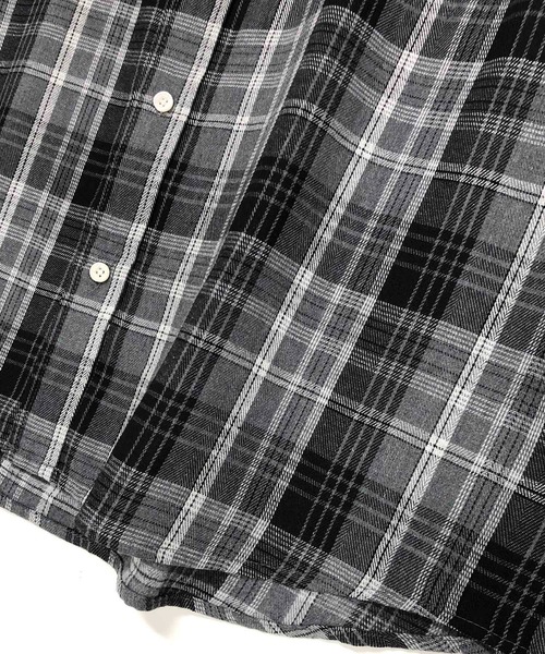 ADMIX/ATELIER SAB MEN（アドミックスアトリエサブメン）の「【Hollywood Rich.&】Bigシルエット チェック ルーズシャツ（シャツ/ブラウス・メンズ・ベージュ系その他/グリーン系その他/ブラック系その他・FREE）」の13枚目の写真
