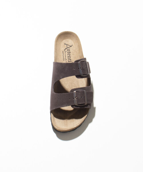 GLOSTER(グロスター)の「【AUTENTI/オーテンティ】スウェードダブルストラップ コンフォートサンダル スウェードサンダル(サンダル・メンズ・ダークブラウン/ブラック/キナリ・42/41/43/40)」の12枚目の写真