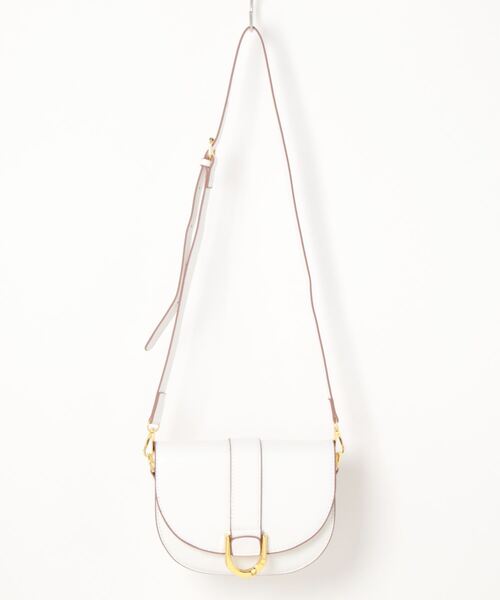 Lace Ladies(レースレディース)の「ハーフムーンフェイクレザーショルダーバッグ(ショルダーバッグ・レディース・ホワイト/ブラック/ブラウン/ベージュ・FREE)」の9枚目の写真
