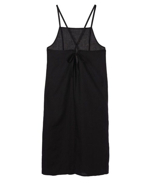 earth music&ecology（アースミュージックアンドエコロジー）の「リサイクルポリエステルブレンドキャミワンピース（ワンピース・レディース・サックスブルー/ブラック/ライトベージュ・FREE）」の13枚目の写真