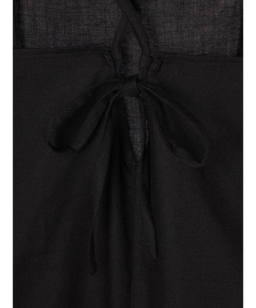 earth music&ecology（アースミュージックアンドエコロジー）の「リサイクルポリエステルブレンドキャミワンピース（ワンピース・レディース・サックスブルー/ブラック/ライトベージュ・FREE）」の16枚目の写真