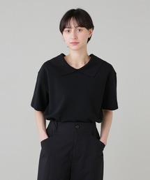 マーガレットハウエル MARGARET HOWELL ORGANIC COTTON PIQUE ポロシャツ カットソー 2 黒 ブラック /CX ■OS レディース tresorstore_2400014136111