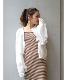 Ungrid | 【WEB限定】シアーショートシャツ(シャツ/ブラウス)