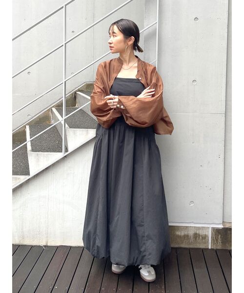 Ungrid（アングリッド）の「【WEB限定】シアーショートシャツ（シャツ/ブラウス・レディース・ブラウン/グリーン/ピンク/オフホワイト・FREE）」の16枚目の写真