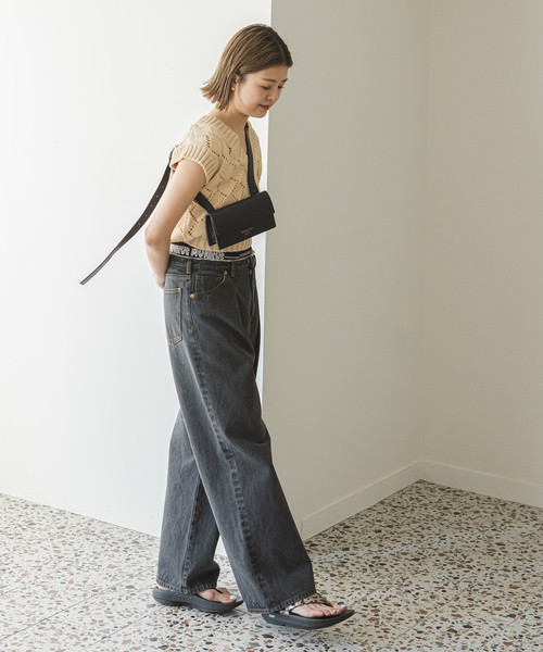 U by SPICK&SPAN（ユーバイスピックアンドスパン）の「柄アミニットベスト（ニット/セーター・レディース・ブラック/ベージュ/ブルー・FREE）」の16枚目の写真