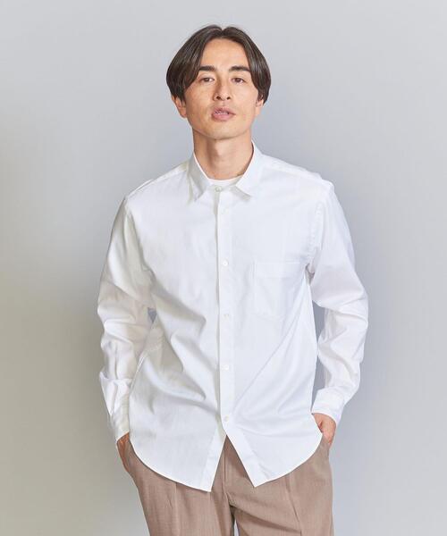ビューティーアンドユース ギザコットン レギュラー フォルム シャツ L BEAUTY&YOUTH UNITED ARROWS（ビューティーアンドユース