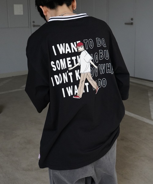 Red Cap Girl（レッドキャプガール）の「【RED CAP GIRL】ワンポイント刺繍 半袖Tシャツ（Tシャツ/カットソー・メンズ・杢グレー/ホワイト/チャコールグレー/グリーン/ブラック系その他/グレー系その他/ブルー系その他/ホワイト系その他/ブルー系その他3/グレー系3/ホワイト系その他2/ブルー系その他2/グレー系その他3/ブラック系その他2/グリーン系その他2/ホワイト系その他3/サックスブルー系5/ブラック系その他5/ホワイト系その他4/ブラック系その他4/ホワイト系その他5/グレー系その他5/サックスブルー系4/グレー系その他4・M/L/XL）」の7枚目の写真