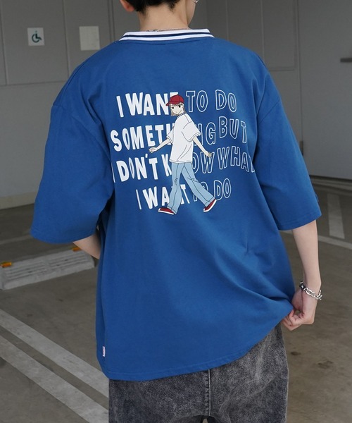 Red Cap Girl（レッドキャプガール）の「【RED CAP GIRL】ワンポイント刺繍 半袖Tシャツ（Tシャツ/カットソー・メンズ・杢グレー/ホワイト/チャコールグレー/グリーン/ブラック系その他/グレー系その他/ブルー系その他/ホワイト系その他/ブルー系その他3/グレー系3/ホワイト系その他2/ブルー系その他2/グレー系その他3/ブラック系その他2/グリーン系その他2/ホワイト系その他3/サックスブルー系5/ブラック系その他5/ホワイト系その他4/ブラック系その他4/ホワイト系その他5/グレー系その他5/サックスブルー系4/グレー系その他4・M/L/XL）」の20枚目の写真