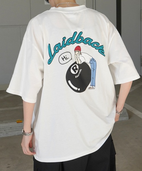 Red Cap Girl（レッドキャプガール）の「【RED CAP GIRL】ワンポイント刺繍 半袖Tシャツ（Tシャツ/カットソー・メンズ・杢グレー/ホワイト/チャコールグレー/グリーン/ブラック系その他/グレー系その他/ブルー系その他/ホワイト系その他/ブルー系その他3/グレー系3/ホワイト系その他2/ブルー系その他2/グレー系その他3/ブラック系その他2/グリーン系その他2/ホワイト系その他3/サックスブルー系5/ブラック系その他5/ホワイト系その他4/ブラック系その他4/ホワイト系その他5/グレー系その他5/サックスブルー系4/グレー系その他4・M/L/XL）」の4枚目の写真