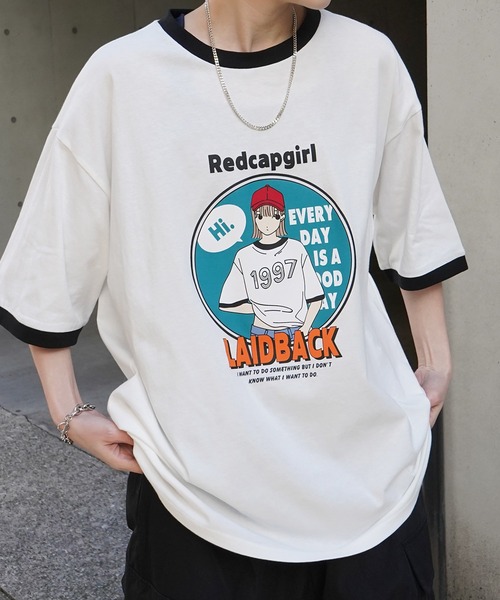 新到着 セール】25SS【RED CAP GIRL】リンガー / リブライン / バック トップス