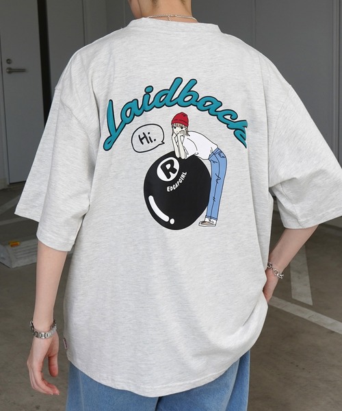 Red Cap Girl（レッドキャプガール）の「【RED CAP GIRL】ワンポイント刺繍 半袖Tシャツ（Tシャツ/カットソー・メンズ・杢グレー/ホワイト/チャコールグレー/グリーン/ブラック系その他/グレー系その他/ブルー系その他/ホワイト系その他/ブルー系その他3/グレー系3/ホワイト系その他2/ブルー系その他2/グレー系その他3/ブラック系その他2/グリーン系その他2/ホワイト系その他3/サックスブルー系5/ブラック系その他5/ホワイト系その他4/ブラック系その他4/ホワイト系その他5/グレー系その他5/サックスブルー系4/グレー系その他4・M/L/XL）」の14枚目の写真