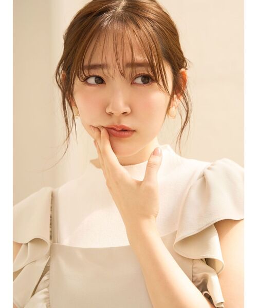 dazzlin（ダズリン）の「フリルオールインワン（つなぎ/オールインワン・レディース・アイボリー/チャコールグレー/グレー・SMALL/MEDIUM）」の9枚目の写真