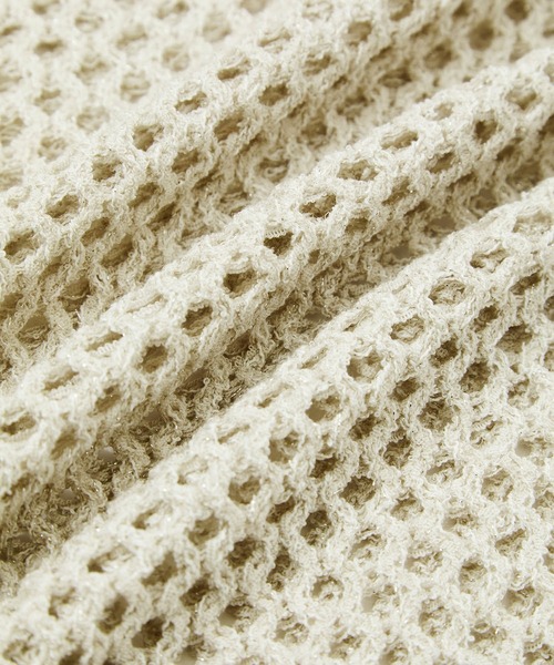 VIS（ビス）の「【前後2WAY】ラメメッシュニットべスト（ベスト・レディース・ホワイト系その他5/ピンク系その他2/ブラック・FREE）」の22枚目の写真