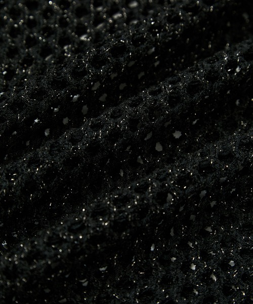 VIS（ビス）の「【前後2WAY】ラメメッシュニットべスト（ベスト・レディース・ホワイト系その他5/ピンク系その他2/ブラック・FREE）」の6枚目の写真