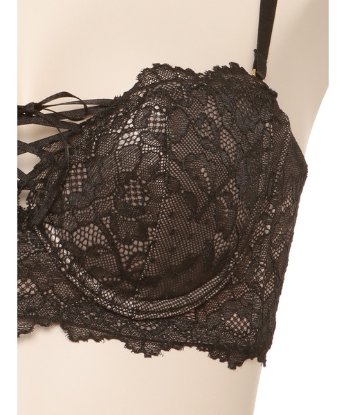 Ravijour（ラヴィジュール）の「コリンヌ グラマラスキニー ブラ（ブラジャー・レディース・マルチ/ベージュ/ブラック/ホワイト/ピンク・F70/F65/G65/G70/F75/G75）」の7枚目の写真