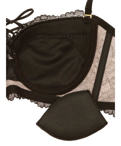 Ravijour（ラヴィジュール）の「コリンヌ グラマラスキニー ブラ（ブラジャー・レディース・マルチ/ベージュ/ブラック/ホワイト/ピンク・F70/F65/G65/G70/F75/G75）」の11枚目の写真