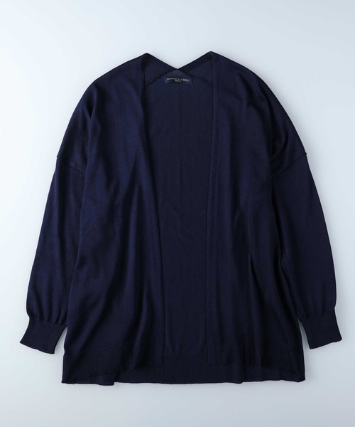 Right-on(ライトオン)の「【接触冷感】【HONEYSUCKLE ROSE】サラサラ冷感カーディガン / UVカット(カーディガン/ボレロ・レディース・ライトグレー/ブラック/ネイビー/グリーン・L/M)」の19枚目の写真
