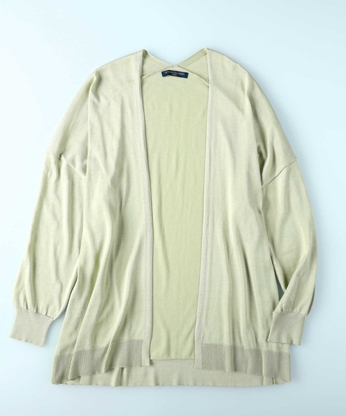 Right-on(ライトオン)の「【接触冷感】【HONEYSUCKLE ROSE】サラサラ冷感カーディガン / UVカット(カーディガン/ボレロ・レディース・ライトグレー/ブラック/ネイビー/グリーン・L/M)」の18枚目の写真