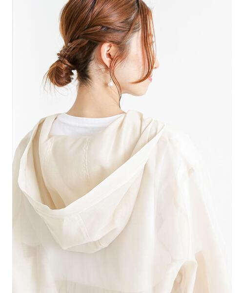 Te chichi（テチチ）の「シアーフードシャツ（シャツ/ブラウス・レディース・ブラウン/ベージュ・ﾌﾘ-）」の20枚目の写真