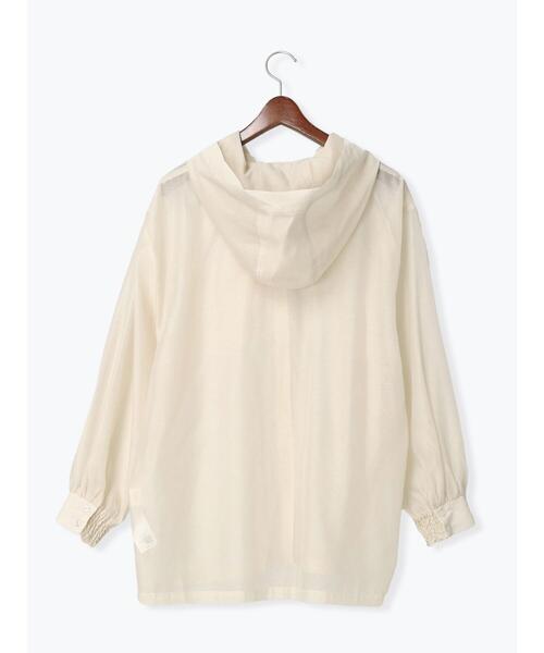 Te chichi（テチチ）の「シアーフードシャツ（シャツ/ブラウス・レディース・ブラウン/ベージュ・ﾌﾘ-）」の17枚目の写真