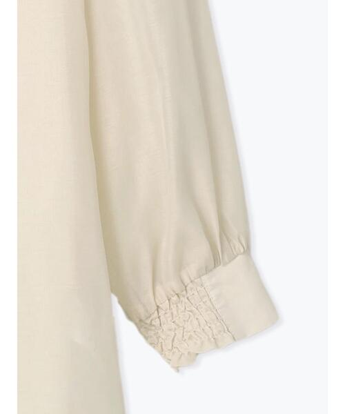 Te chichi（テチチ）の「シアーフードシャツ（シャツ/ブラウス・レディース・ブラウン/ベージュ・ﾌﾘ-）」の15枚目の写真