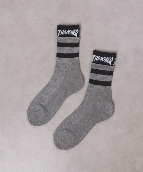 THRASHER（スラッシャー）の「THRASHER スラッシャー 3足セット クォーター ソックス（ソックス/靴下・メンズ・ブラック系その他2/ブラック系その他・FREE）」の9枚目の写真