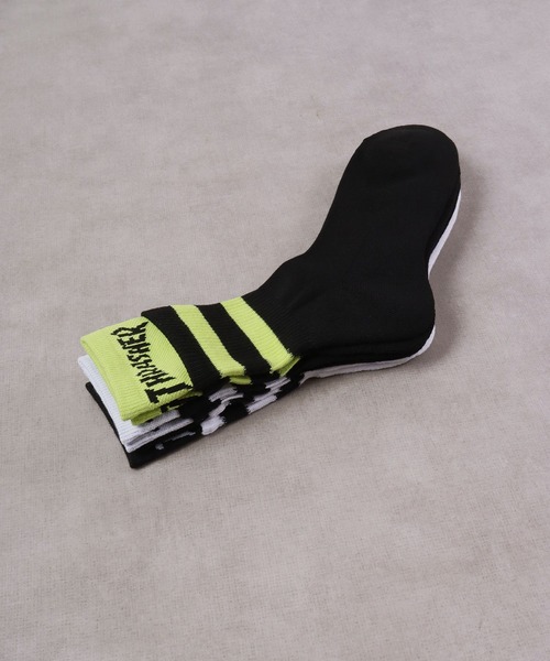 THRASHER（スラッシャー）の「THRASHER スラッシャー 3足セット クォーター ソックス（ソックス/靴下・メンズ・ブラック系その他2/ブラック系その他・FREE）」の12枚目の写真