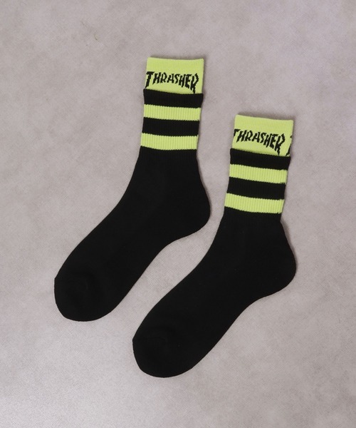 THRASHER（スラッシャー）の「THRASHER スラッシャー 3足セット クォーター ソックス（ソックス/靴下・メンズ・ブラック系その他2/ブラック系その他・FREE）」の7枚目の写真